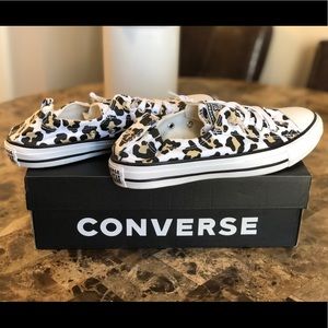 Converse shoreline leopard print sneakers